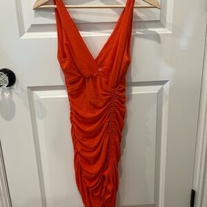 Princess poly size 4 red body con dress